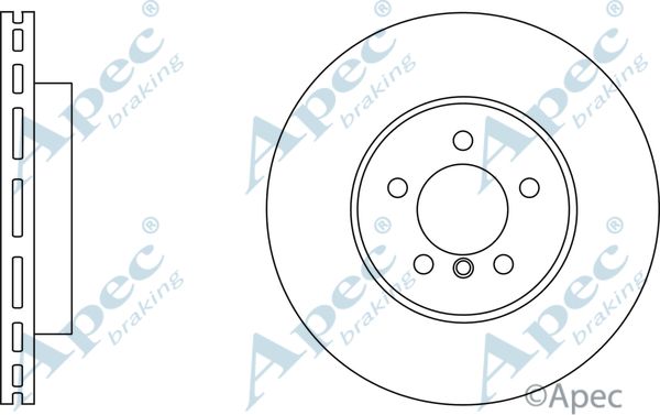 APEC BRAKING Тормозной диск DSK2724